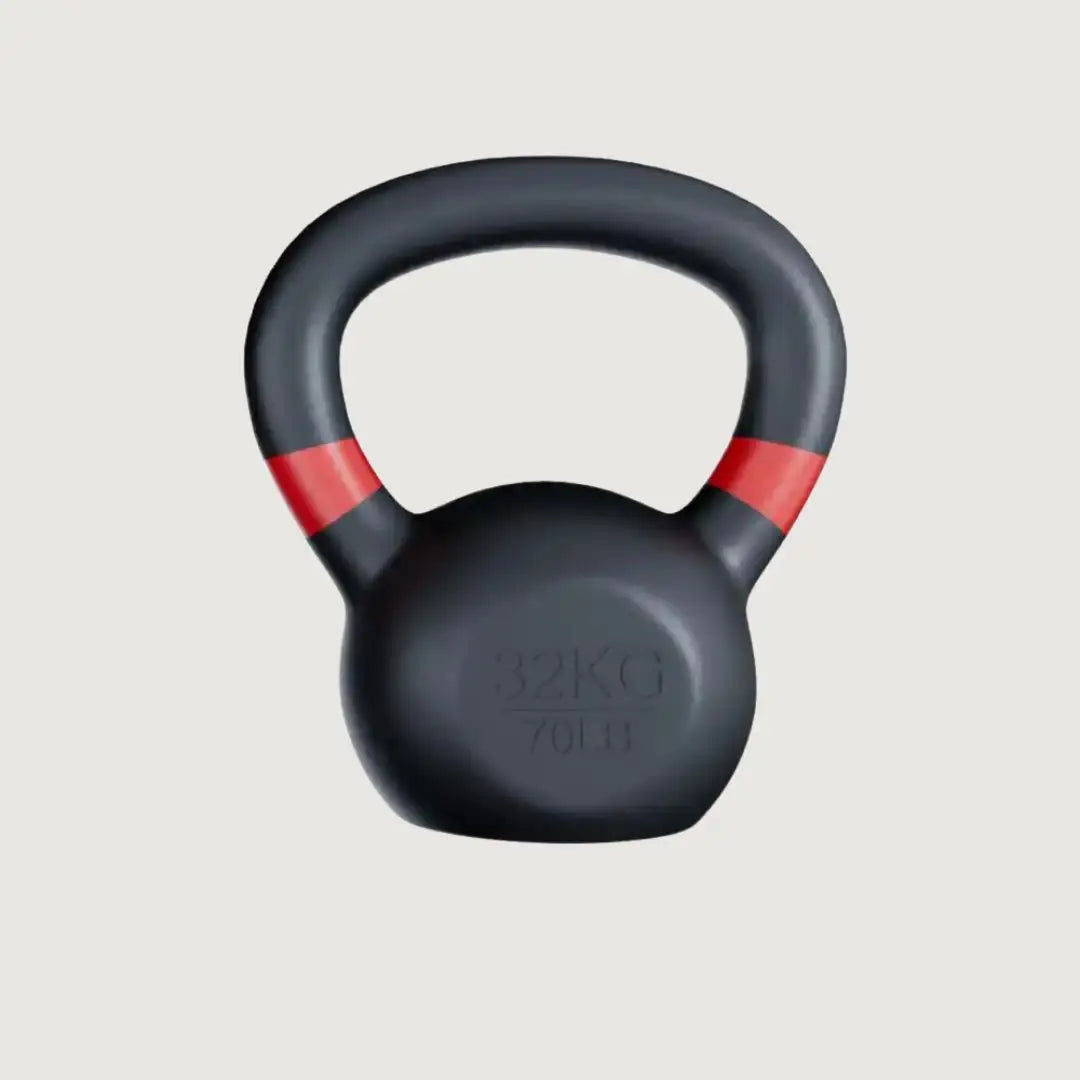 GRIT Powder Coated Cast Iron Kettlebell - 32 kg