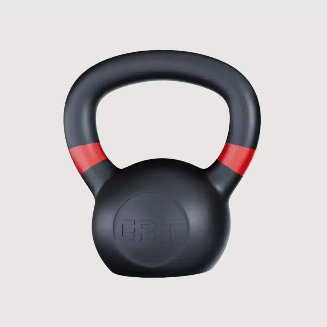 GRIT Powder Coated Cast Iron Kettlebell - 32 kg