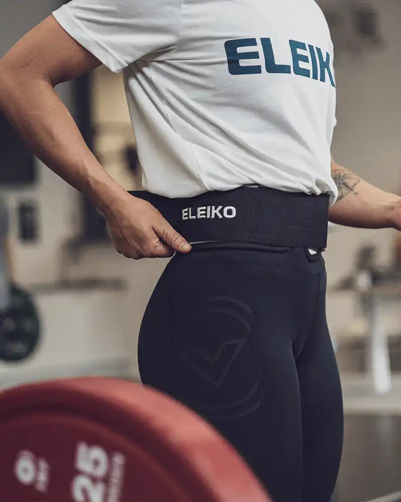 Eleiko Hybrid Lifting Belt - Off White