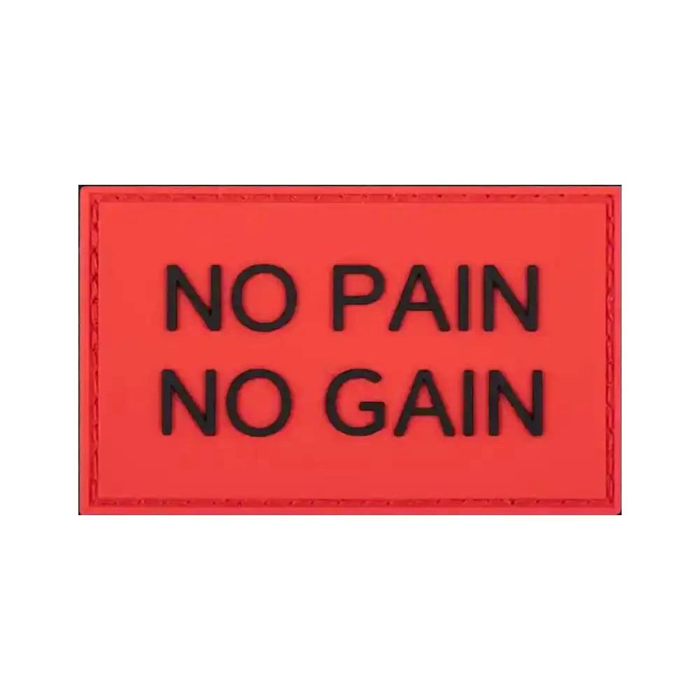 Built For Athletes No Pain No Gain Patch