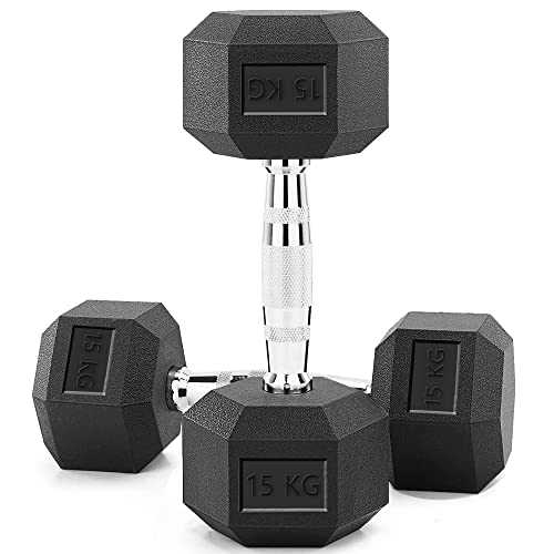 Hex Dumbbells Set - 2.5 kg to 20 kg