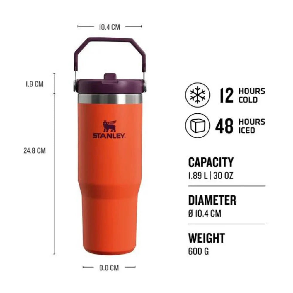 Stanley IceFlow™ Flip Straw Tumbler - Tigerlily