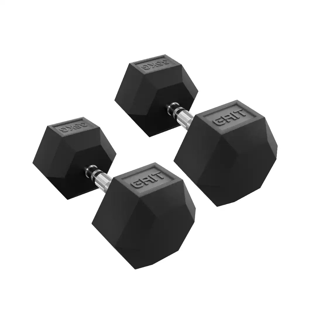 GRIT Hex Dumbbells - 35 kg Pair