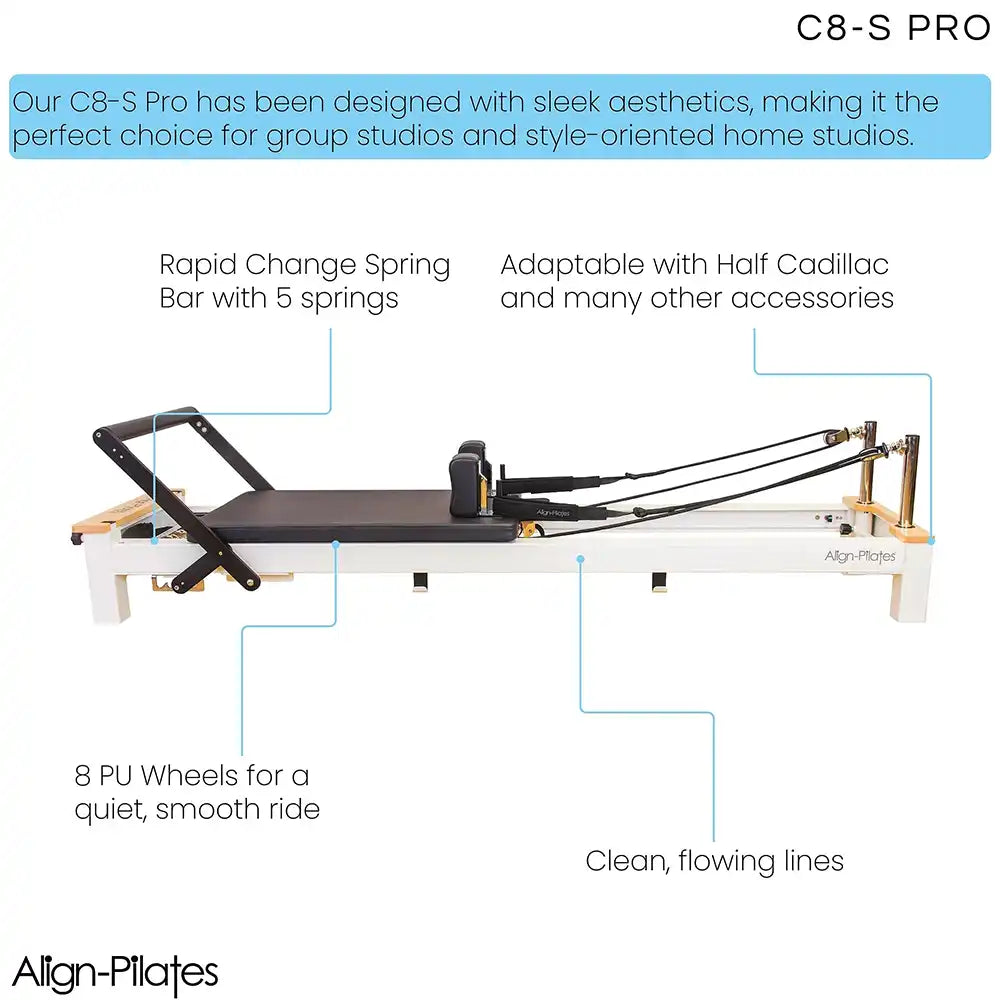 Align-Pilates C8-S Pro Pilates Reformer