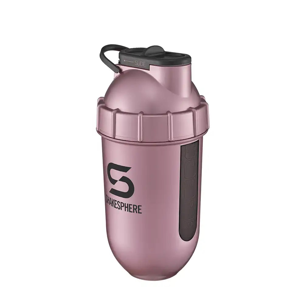 ShakeSphere Tumbler View 700 ml - Rose Gold / Black