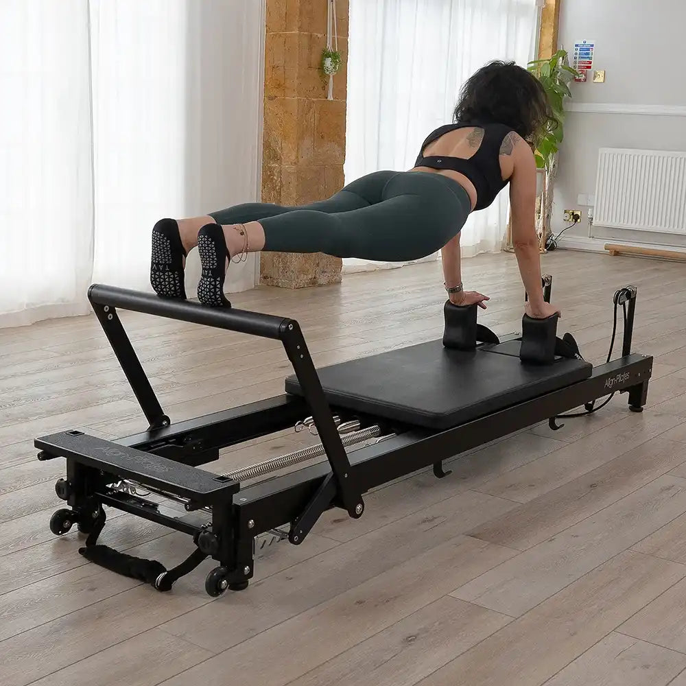 Align-Pilates C8-Pro Reformer - Black