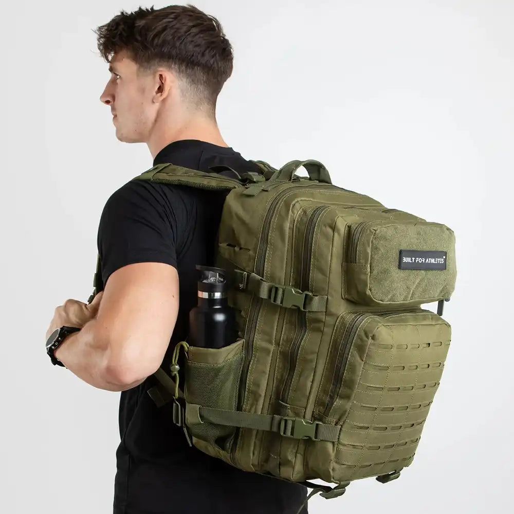 Built For Athletes Large 45L Gym Backpack - Army Green