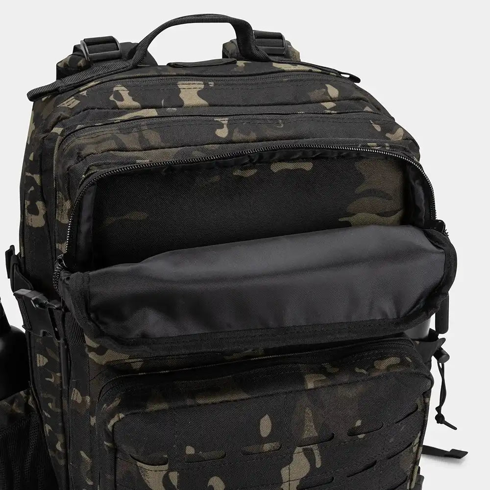 Built For Athletes Large 45L Gym Backpack - Black Camo