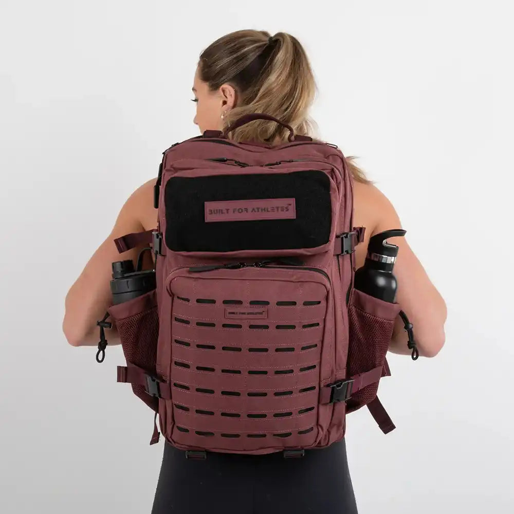 Built For Athletes Large 45L Gym Backpack - Burgundy