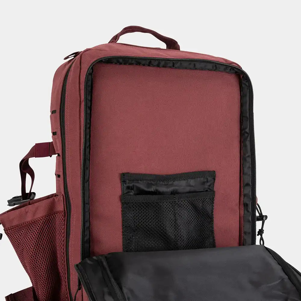 Built For Athletes Large 45L Gym Backpack - Burgundy