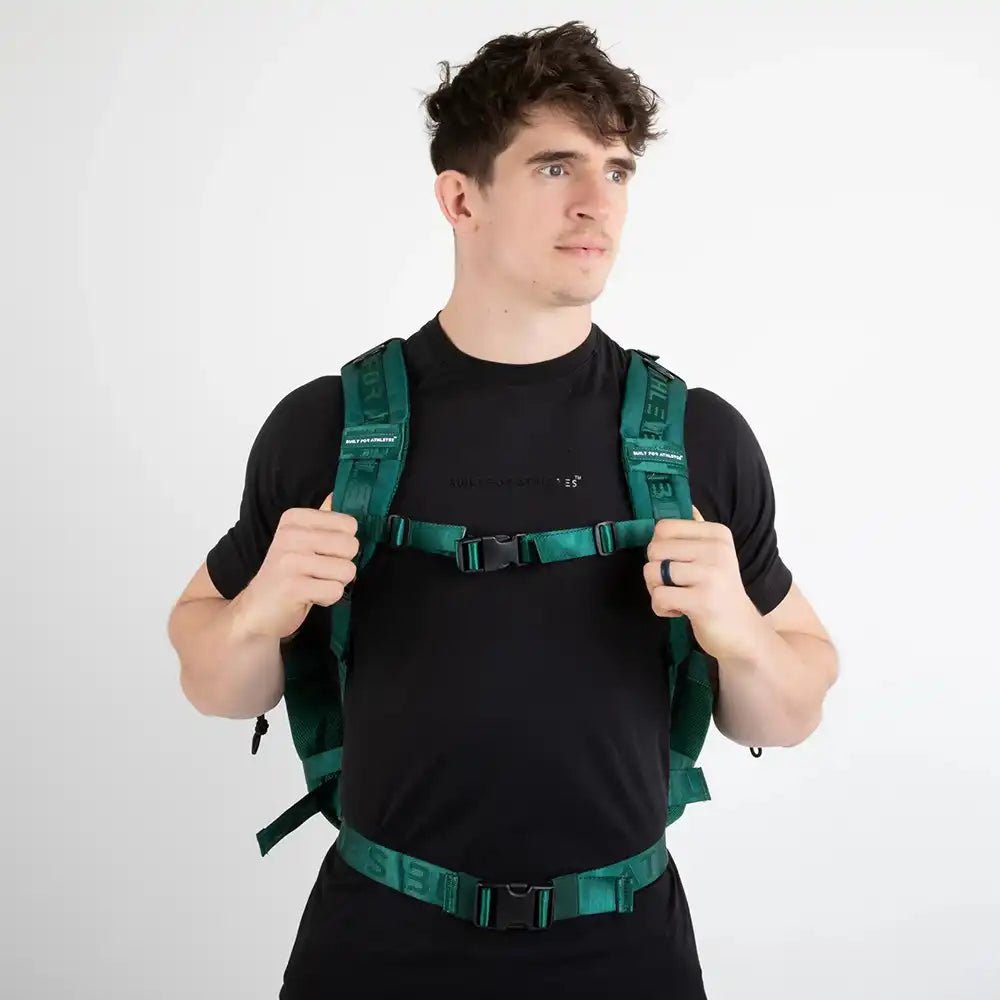 Built For Athletes Large 45L Gym Backpack - Forest Green