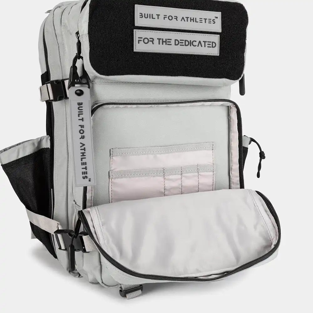 Built For Athletes Large 45L Gym Backpack - Greyscale