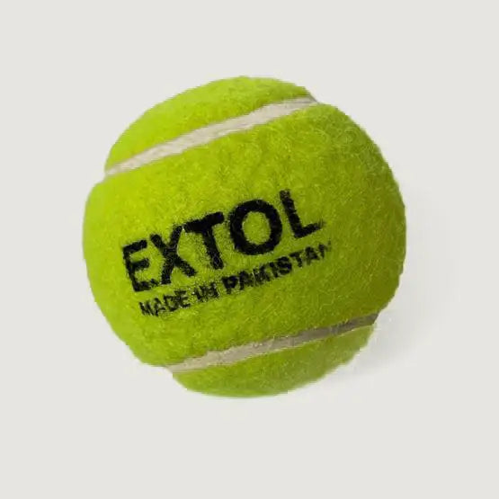 Extol Tennis Cricket Balls - Pack of 12