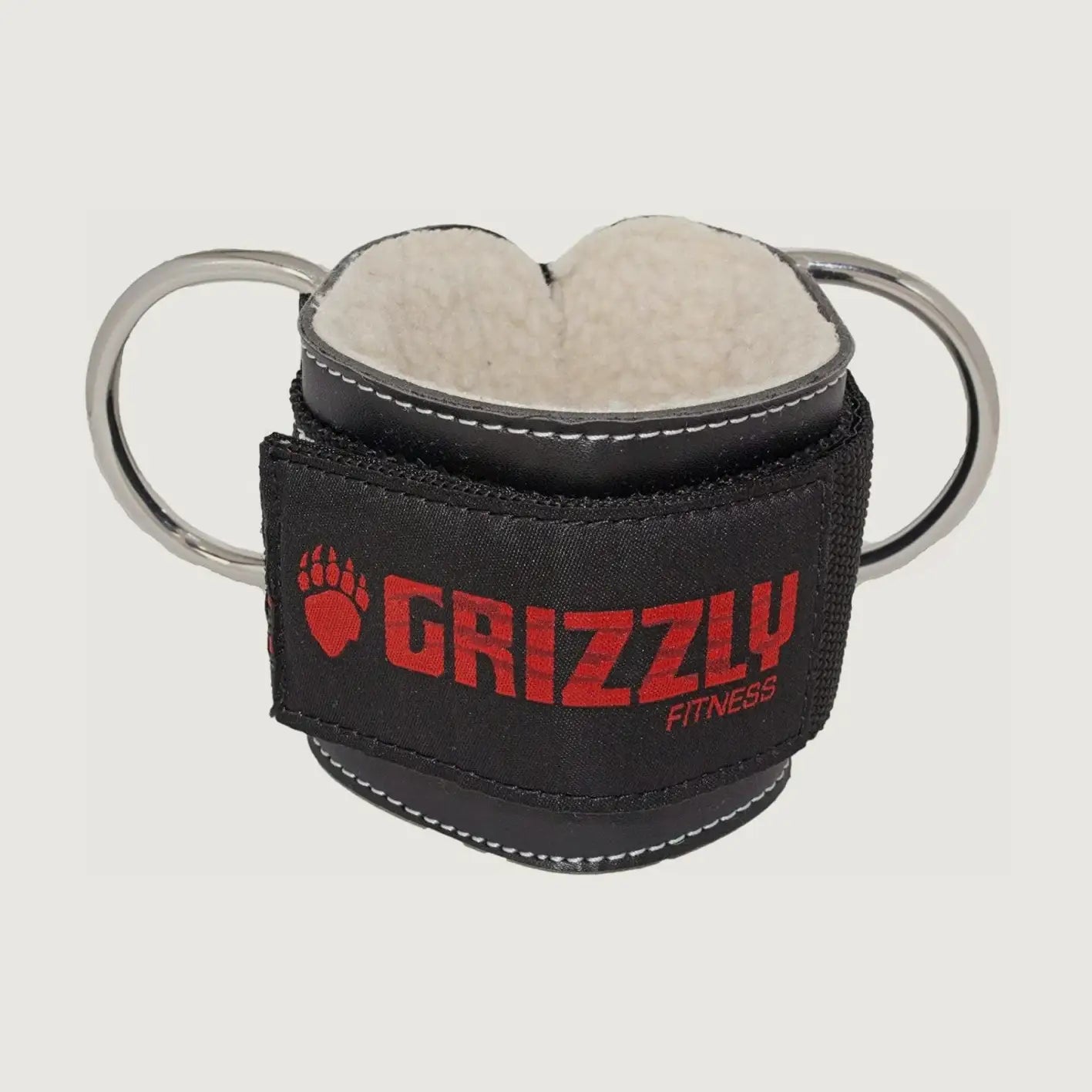 Grizzly Fitness 3-Inch Leather Ankle Strap (1 pc)