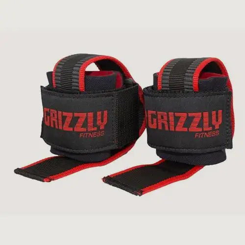 Grizzly Fitness Super Grip Deluxe Pro Weight Lifting Straps with Wrist Wraps