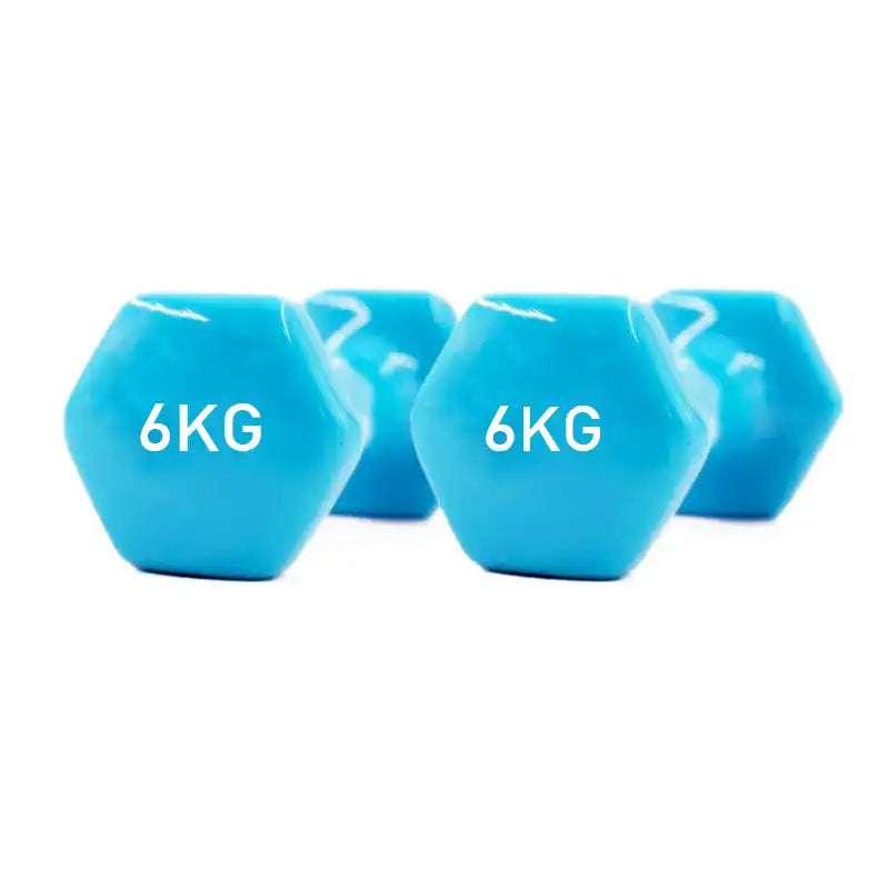 GRIT Vinyl Dumbbell Pair - 6 kg