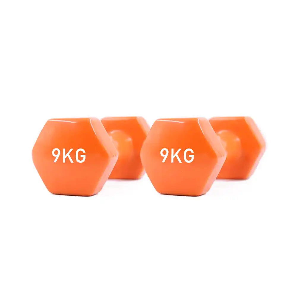 GRIT Vinyl Dumbbell Pair - 9 kg