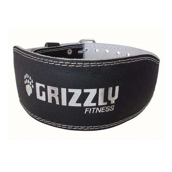 Grizzly 6 inch Pacesetter Padded Genuine Leather Pro Weight Belt-Lifting Belt-Pro Sports