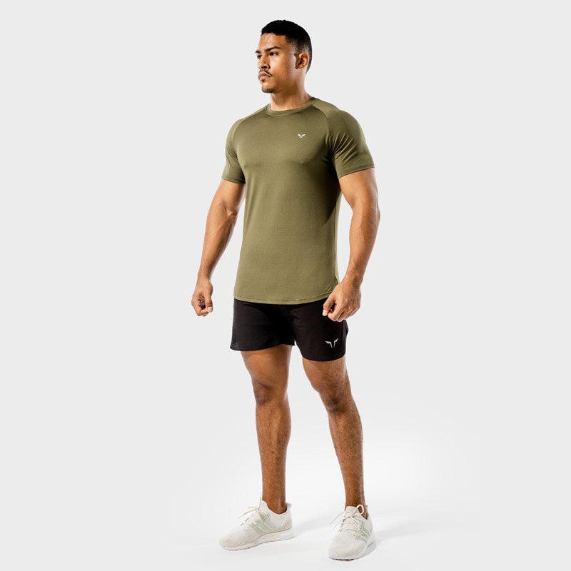 SQUATWOLF Core Mesh Tee - Khaki-T-Shirt-Pro Sports