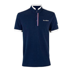 Tecnifibre Men's Pique Polo - Navy-T-Shirt-Pro Sports