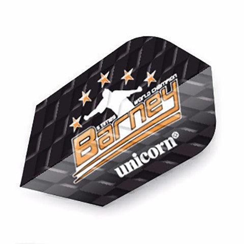Unicorn Darts Flights ‘Q’ Barneveld Black - Set of 3-Pro Sports