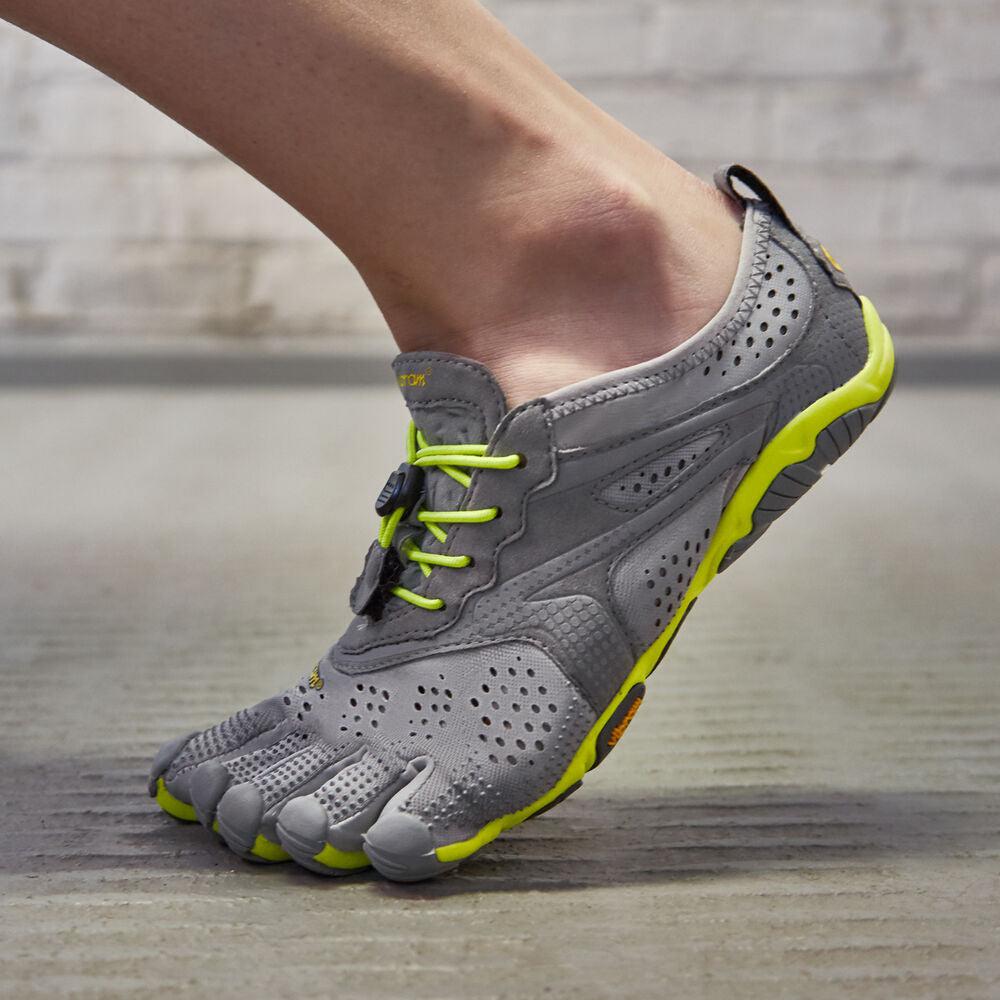 Vibram V-Run for Women - Grey/Yellow-Vibram Fivefingers-Pro Sports